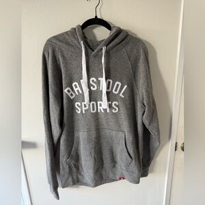 Barstool Sports Men's Gray Hoodie